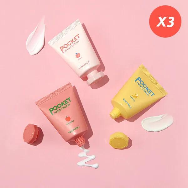 

[3 штуки] Карманный крем для рук Peach (3 pieces)