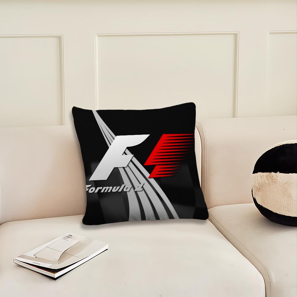 Racing F-Formula 1 Car Logo F1 Fashion Cushion Cover Living Room Headboard Office Bedroom Cushion Sofa Nap Time Pillow Case