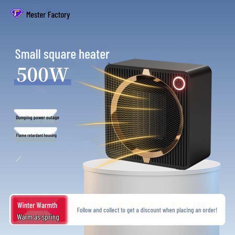 Riscaldatore Domestico Intelligente Mester 500W in Ceramica PTC a Basso Consumo Selezionato con Cura