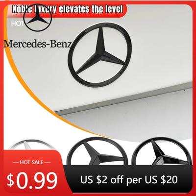 Hot Car Sticker ABS Car Rear Decal Trunk Emblem Sticker Logo for MERCEDES BENZ W203 W204 W205 W209 W210 W211 W212 W176 W166 W163
