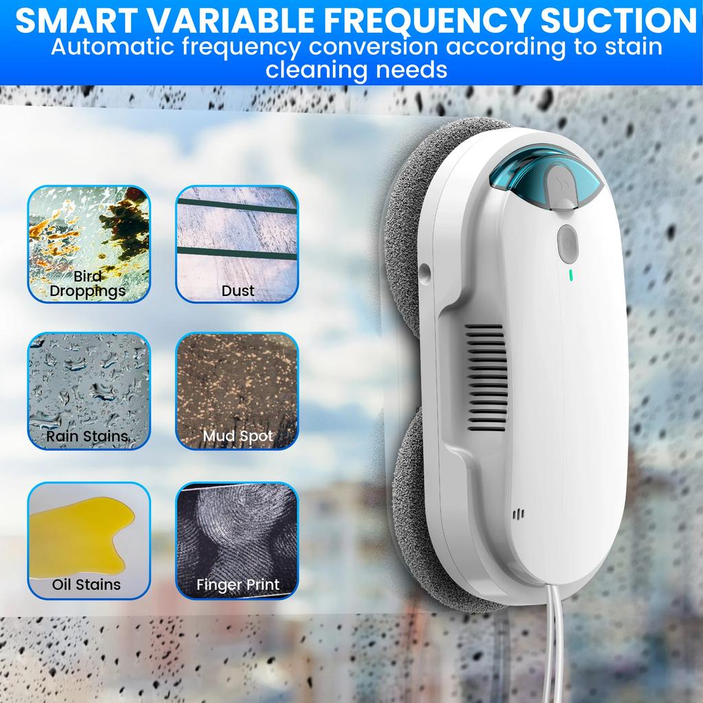Smart window cleaning robot hotel apartment home electric remote control glass cleaning robot lazy window cleaning machine