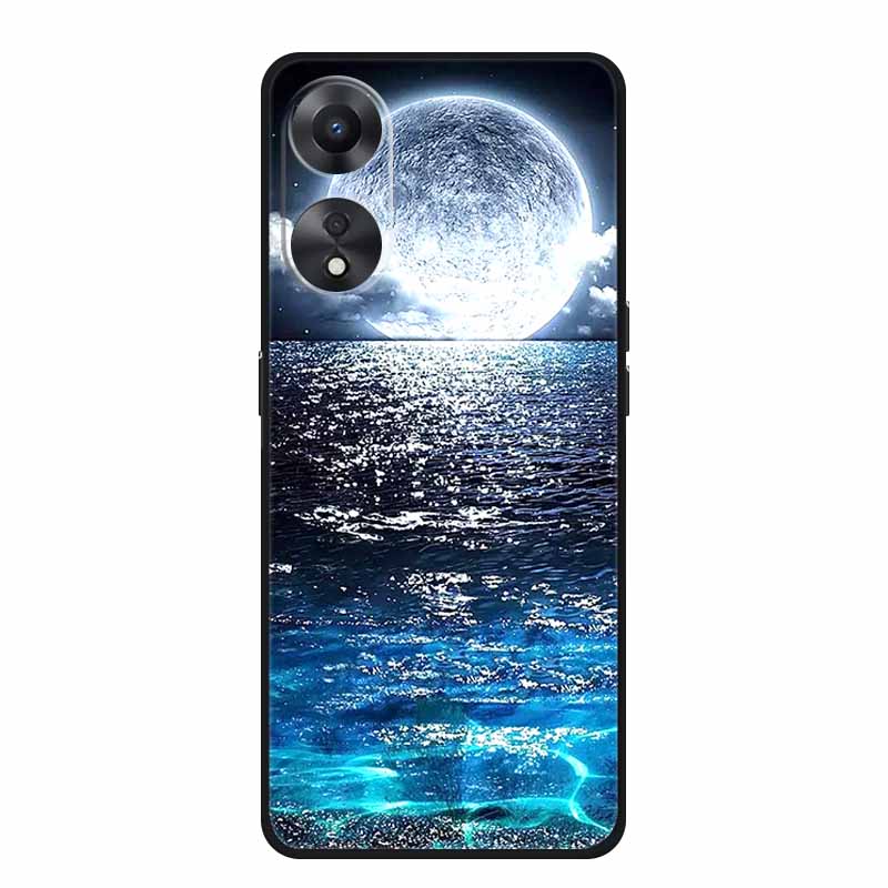 For OPPO A78 5G Case Fashion Silicone Soft TPU Back Cover For Oppo A58 A58X 5G OPPOA78 5G Phone Cases Shockproof CPH2483 Fundas