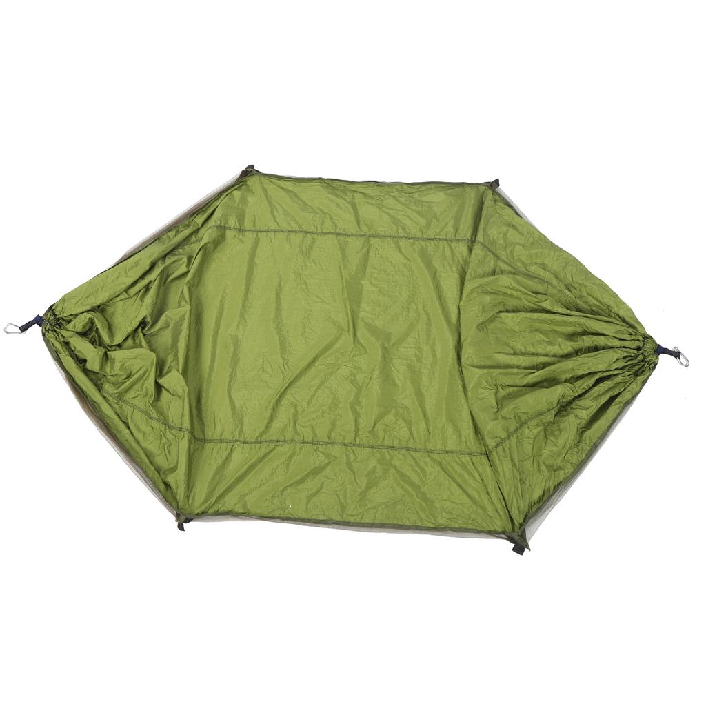 Single Person Super Light Automatic Quick Opening Removable Hammock with Mosquito NetMilitary Green