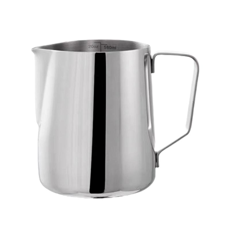 Professional 304Stainless Steel Milk Frother Cup Portable Espresso Steaming Pitcher for Creating Beautiful Coffee Art