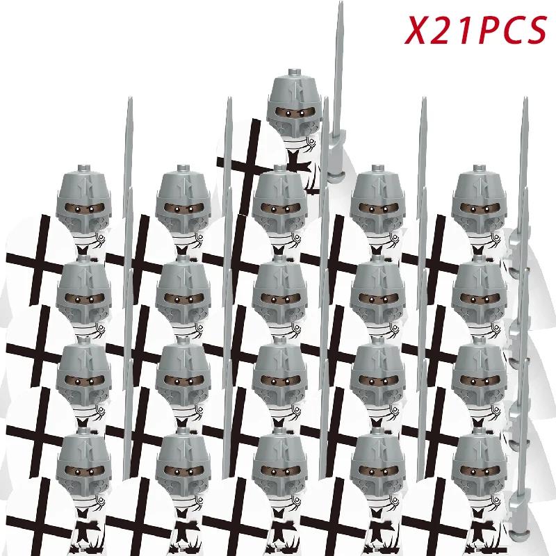 Medieval Knights & Warriors Building Blocks Roman Legion Spartan Cavalry Crusaders Bricks
