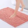 Chenille Badmat 24"x17", Antislip & Wasbaar, Zachte Shag Microvezel Badmat Compatibel met Standaard Badkuipen
