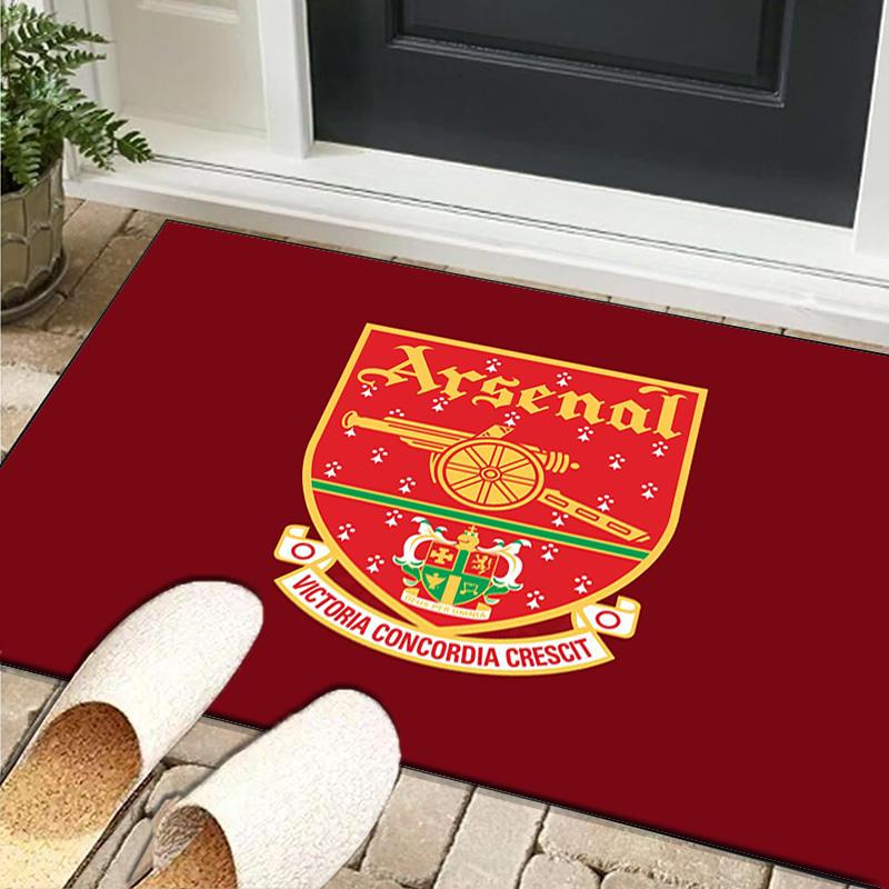 1PC rug Arsenal Football Club Crest Carpet, Chair Rug,Area Rug for Office Bedroom living rooms bedroom, Doormat decor Christmas fan gifts