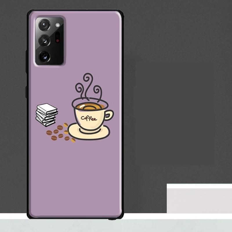 

Books And Coffee Case For Samsung Galaxy S23 S24 S25 Ultra S9 S10 S20 S21 S22 Plus S23 FE S25 FE Phone Cover Galaxy S25