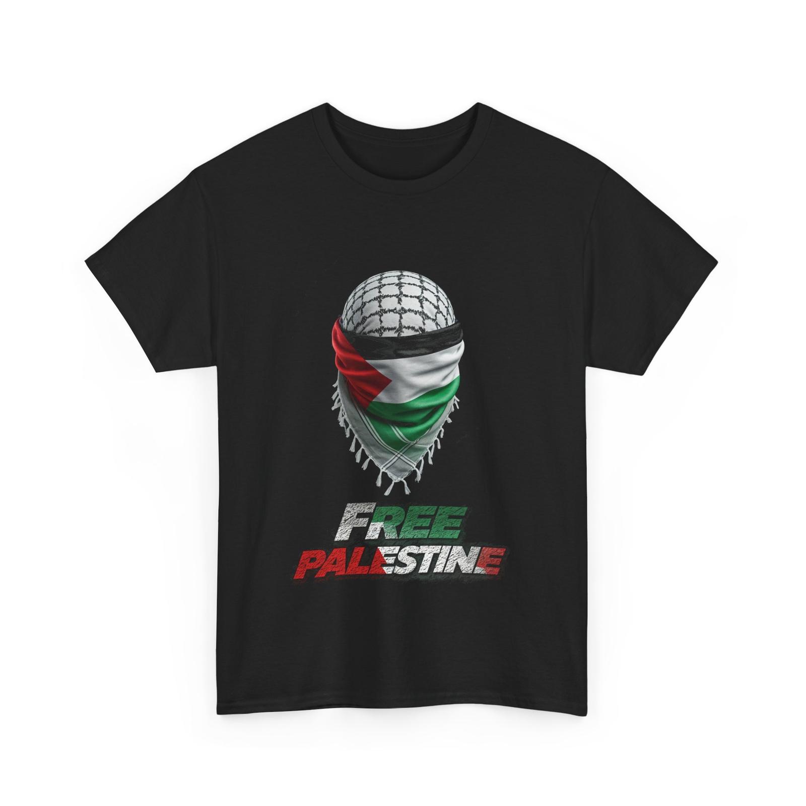 Palestinian Flag T-Shirt Free Palestine Protest Tee Support Palestine keffiyeh XXL