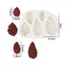 1pcPine Cone Mold Sugarcraft Mold 3D Christmas Pine Cones Shape DIY Decoration Baking Tools for Wedding Birthday Party Christmas