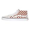 Vans Sk8-Mid Reissue 2-Tone Checker Men Sneakers Brown Auburn Classic-White VN0A3MV8QJX