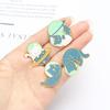 Cute Animal Brooch Planet Space Kitten Badge Cat Pin For Lapel Shirt Bag Jewelry Gift For Friends