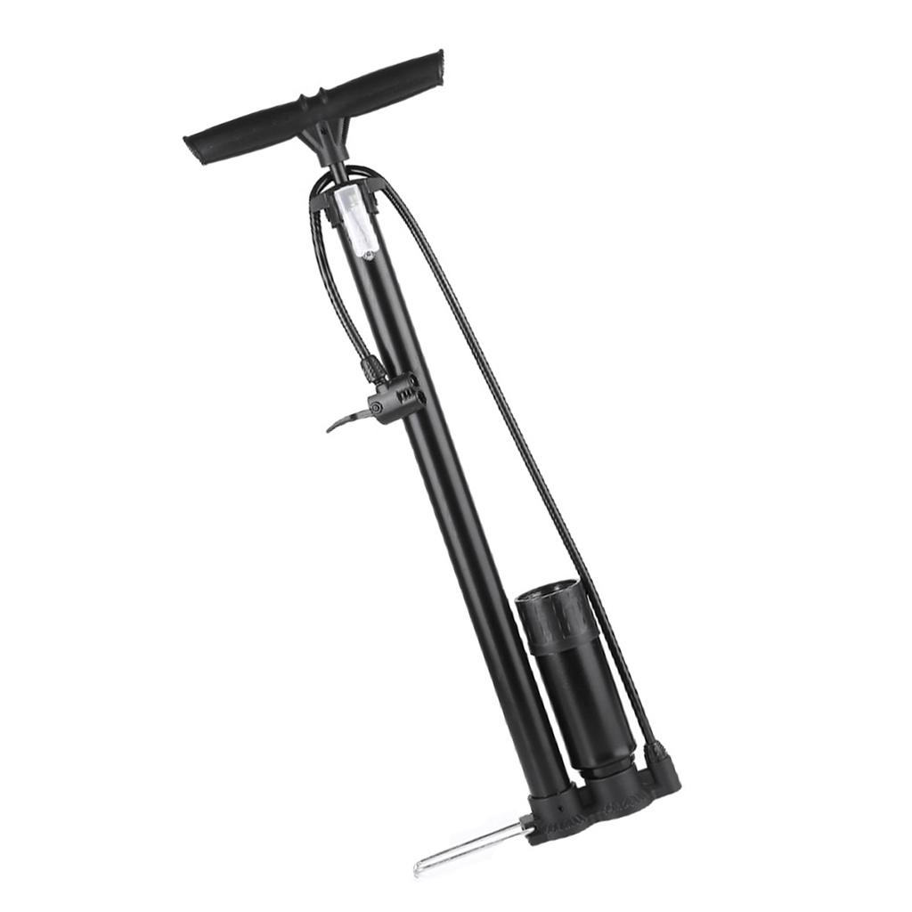 Bike Pump High Pressure Bicycle Floor Pump Stainless Steel Bike Tire Pump Portable Basketball Pump for Motorcycles