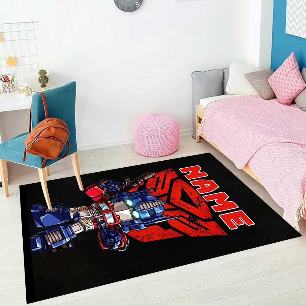 Transformers Fans (26) Customize your name rug, office chair cushion, home bedroom living room gift.
