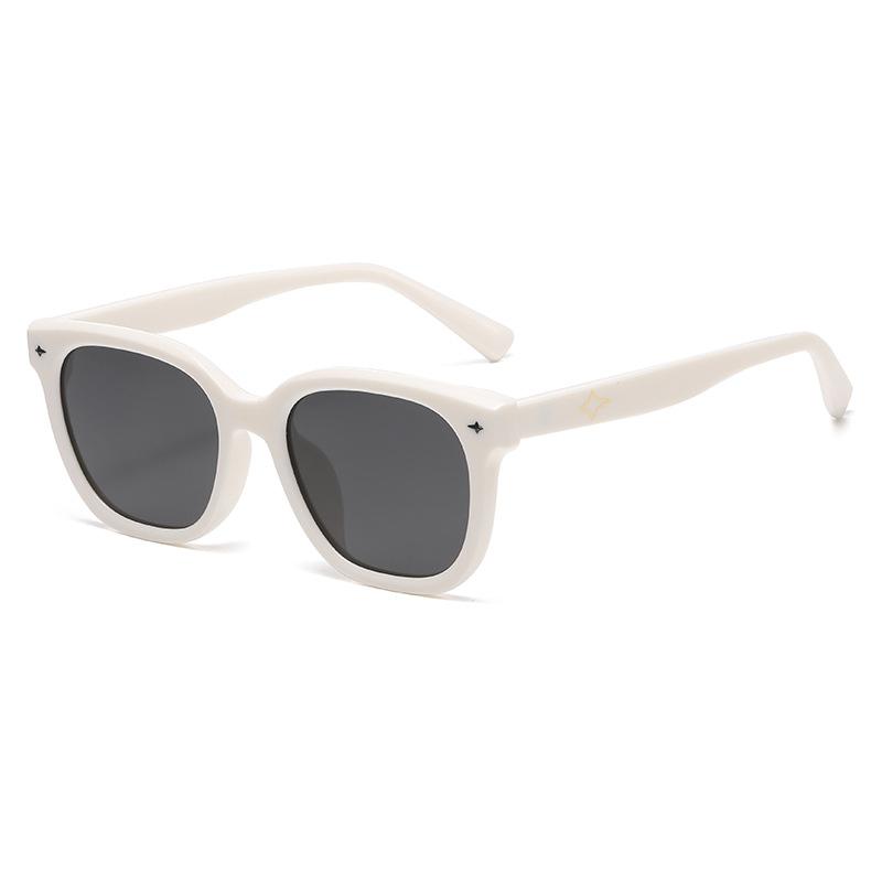 [Customized] European and American fashion box polarized sunglasses women's personality trend outdoor street photography sunglasses women