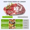 Vacuum Sealer Machine: Upgraded 5 in1 Food Vacuum Sealer with Dry&Moist Modes, LED Indicator Lights, Compact Design, Includes 15PCS Vacuum Seal