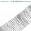 ACROPIX Fiberglas-Wickelband Thermische Barriereband Rolle Barriereband Auspuffrohrschutz-Wickelband 5cm x 15m Silberfarben 1 Stück