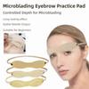 3Pcs Head-Mounted Microblading Practice Skin Reusable Eyebrow Practice Band  Makeup Training