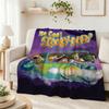 Cool Scooby Doo Flannel Printed Blanket Cozy Warm Fleece Blanket For Living Room Bedroom Gaming Room Lightweight Home Decor Valentine'S Day Gift