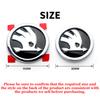 2025 Hot 8/9/10cm Emblem Car Front Hood Badge Rear Trunk Sticker for Skoda Octavia Rapid Fabia A7 Superb KAMIQ S Emblem Auto Acc