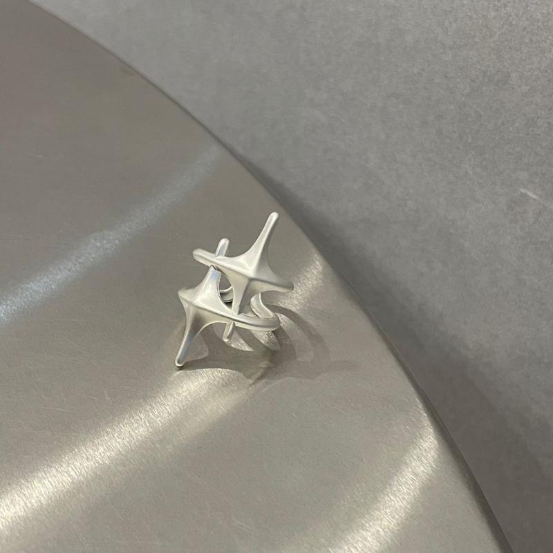 Hollow Awn Star Finger Rings Adjustable Open Rings Bohemian Star Joint Rings Hollow Awn Star Finger Rings for Women Girl