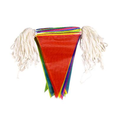 Guirlande de Fanions Triangulaires Colorés