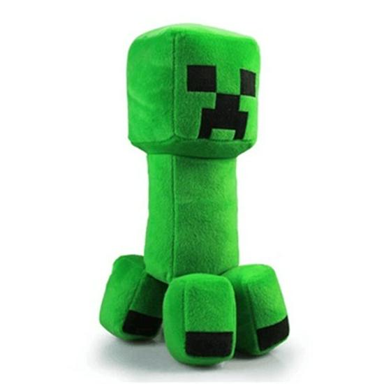 Плюшевая игрушка Minecraft в вакуумной упаковке: Стив, Крипер и Иссушитель
