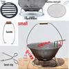 Jundingying Cast Iron Fire Pit with Grill Net