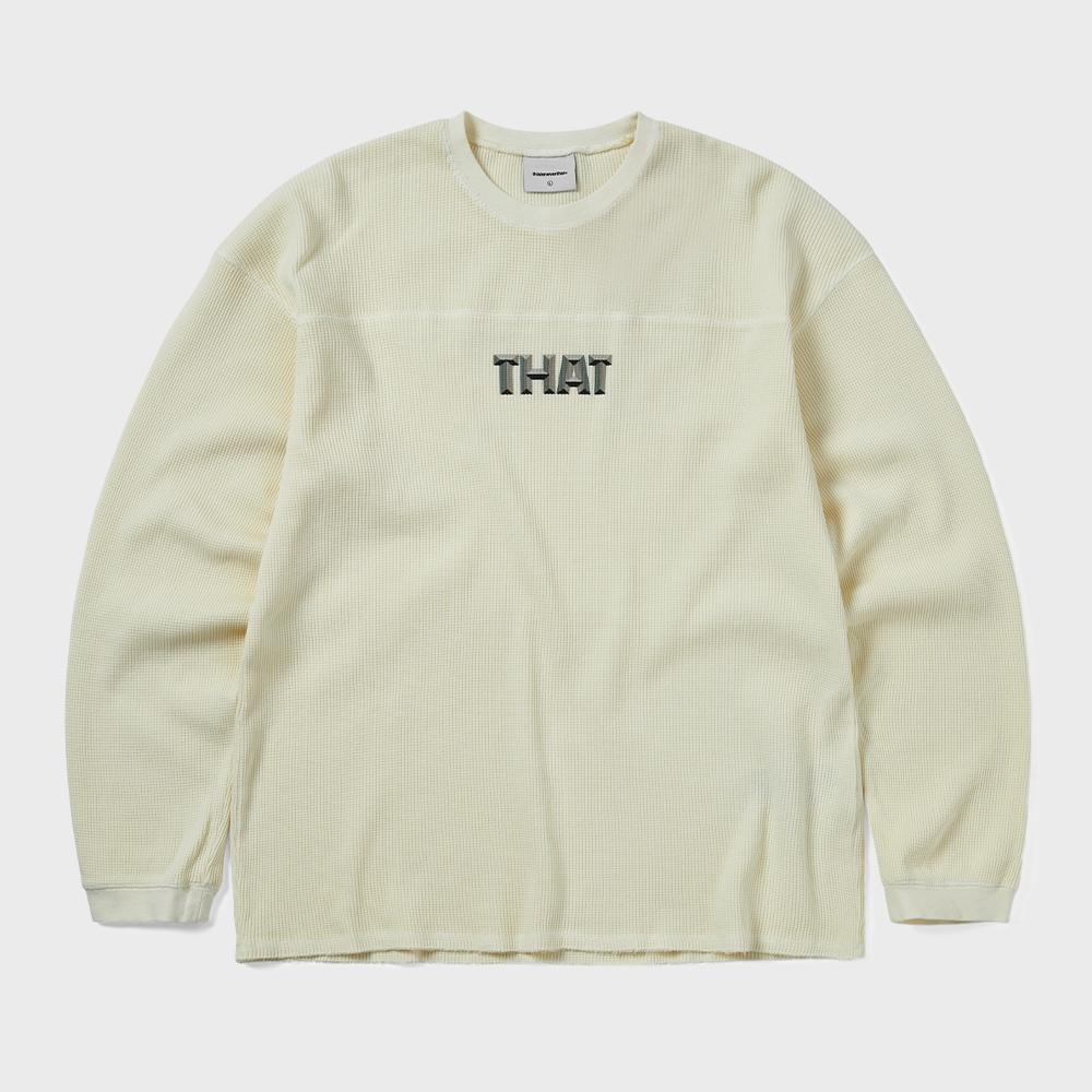 

ЭТО НИКОГДА БЫЛО ТАК Вафельное L S Футболка Слоновая кость M