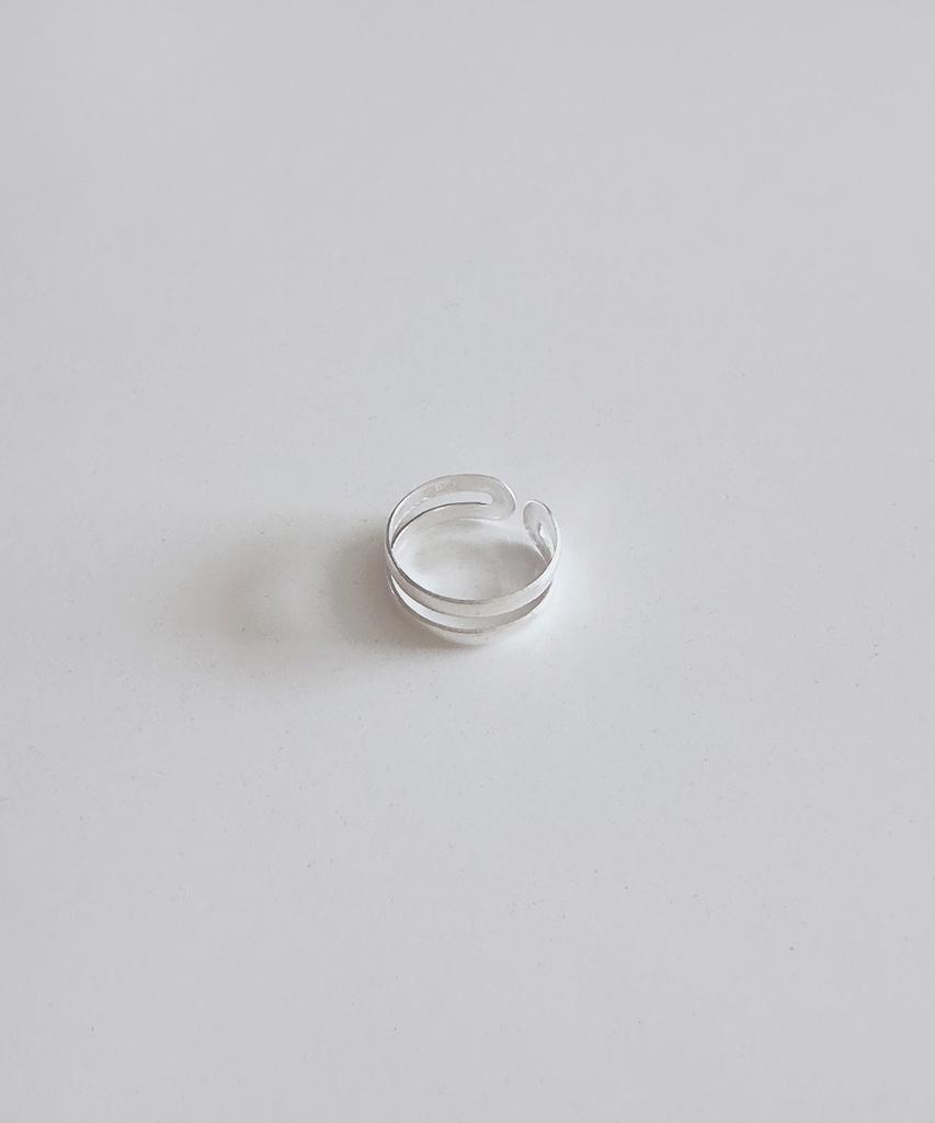 Code.H (Silver 925) Double Line Toe Ring