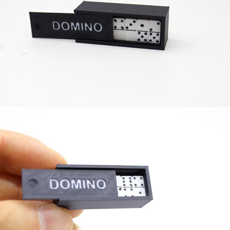 1 Set 1:12 Dollhouse Accessories Miniature Domino Model Building Learning Educational Toy Dot Dominoes Board Game