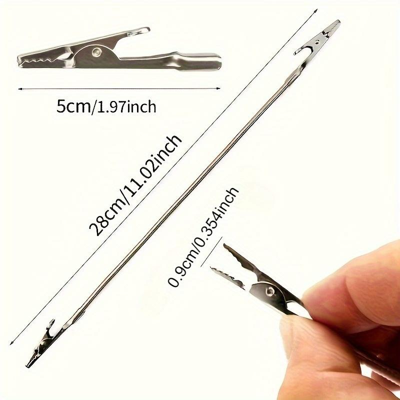 3pcs Metal Portable Vertical Mosquito Coil Holder Stand - Adjustable Dual Alligator Clips, Heat-Resistant & Anti-Tilt Design for Indoor/Outdoor Use