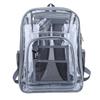 Waterproof PVC Transparent School Bag Girls Large Capacity Backpack Solid Clear Backpack Men Fashion Transparent Plastic Bag