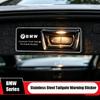 For BMW G80 G06 G07 G42 G14 G15 G16 F82 F20 F21 F83 M2 M3 M4 M5 M8 Carbon Fiber Car Rear Trunk Switch Panel Trim Frame Sticker G222