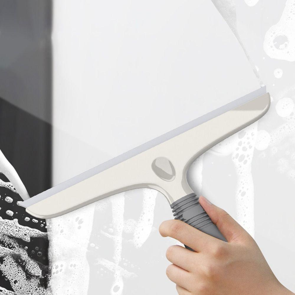 10 Inch Squeegee for Shower Glass Silicone 100% Streak-Free Glass Cleaner with Suction Hook Window Squeegee Home Mirrors