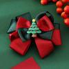 Children's Christmas Princess Red Bow Hair Clip