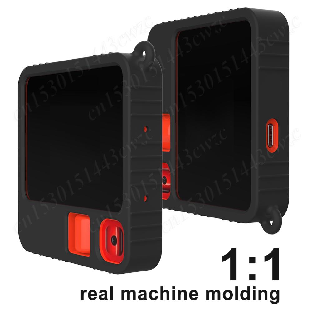 

Силиконовый чехол для устройства Rabbit R1 AI, мягкий защитный чехол из силикона с защитой от потери шнурка и падения красный