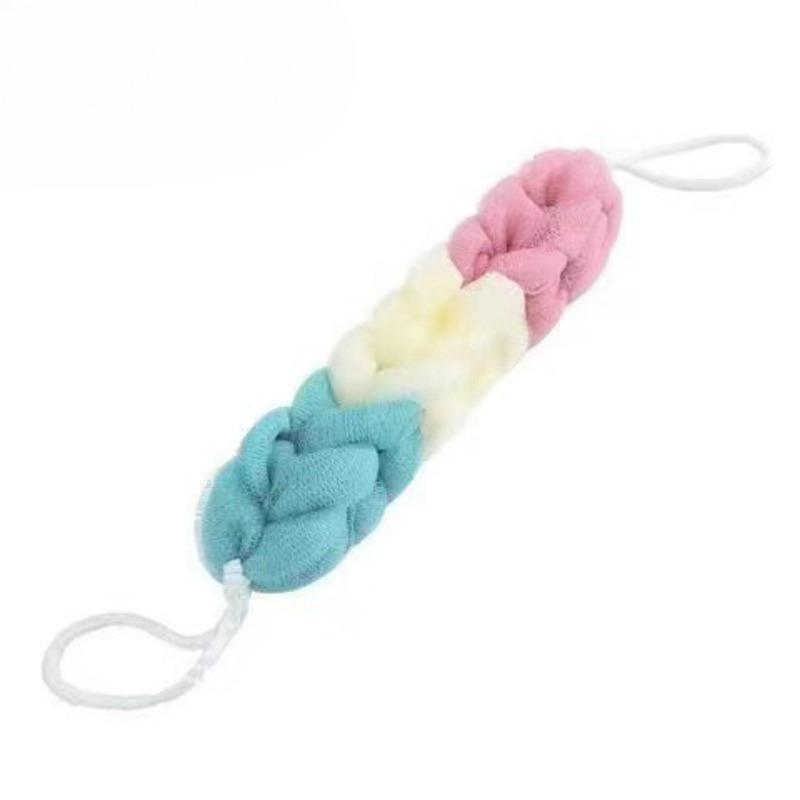 

Длинное полотенце для спиныНелиняющее полотенце для домаОтшелушивающее для мытья спины, мочалка бежевый/синий