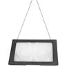 Rectangular Page Magnifier Hands Free Magnifier USB Plug In 2.5X Foldable Desktop Lighted Magnifying Glass Reading with