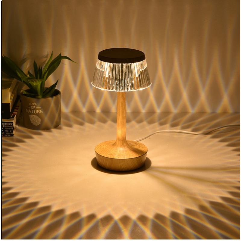 Gift Mushroom Table Lamp USB Charging   Lamps Touch Small Night Lamp Bedside Bedroom Bar Ambience