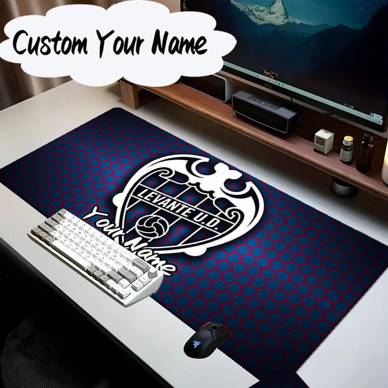 Custom Name Mouse pad Levante Fc Crest Design Mouse Pad Desk Mat, Non-Slip Rubber Backer Pad For Computer Notebook Gaming Mouse Pad Birthday Gift