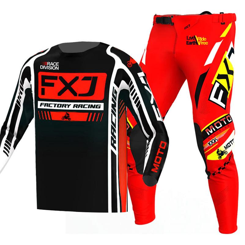 Motocross-Ausrüstungsset für Kinder 4 5 6 7 8 9 10 11 12 13 Jahre Jugend Kind Motorrad Junge Mädchen Jersey Hose Kits Rennanzug Offroad Enduro MX MTB