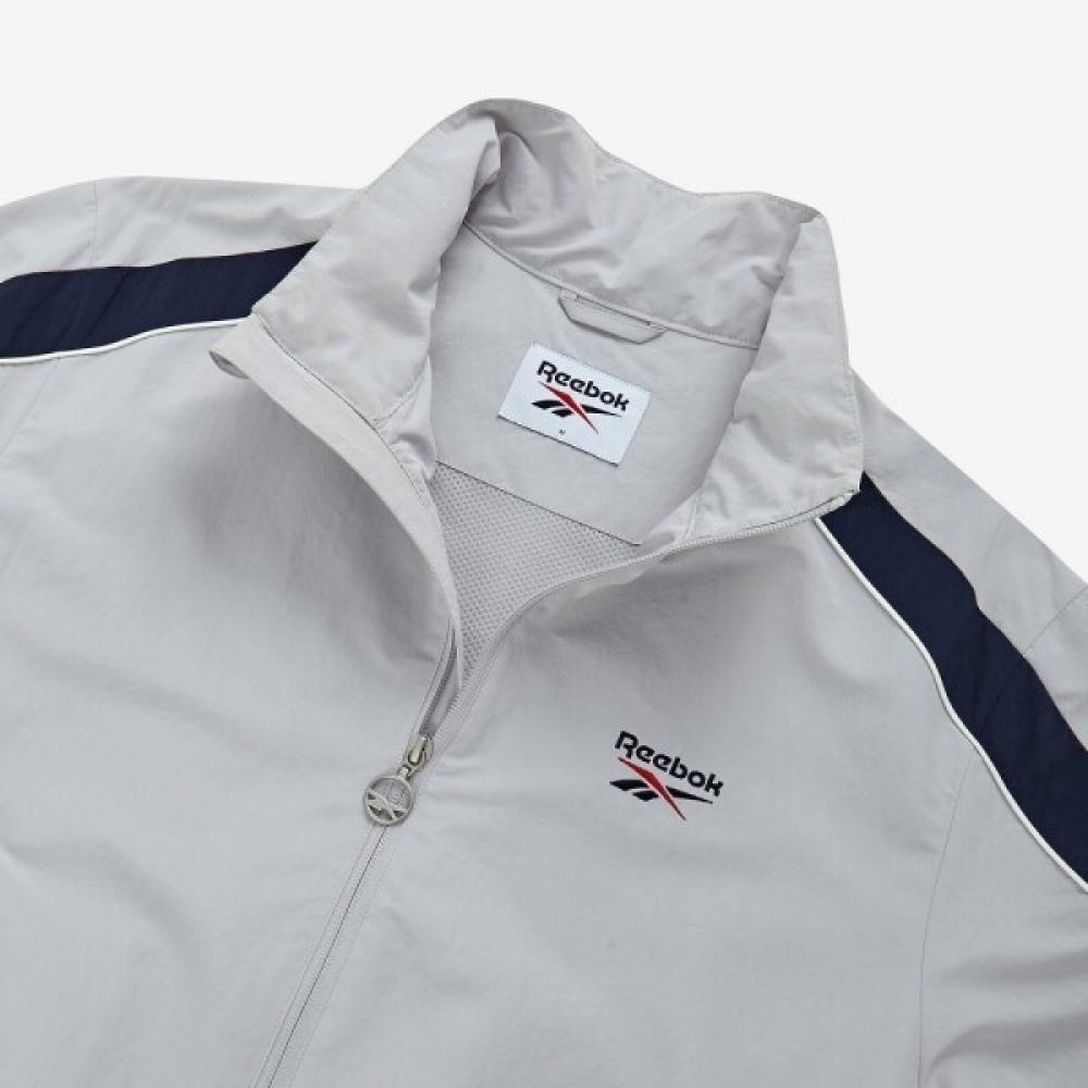 Reebok Legend Warm Up Windbreaker   Gray Reju5ej13g1