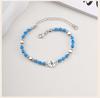 Class of 2026 Gift Compass Natural Stone Bracelet for Women Stainless Steel Beaded Healing Jewelry Waterproof Inspirational Gift