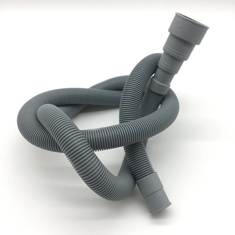 1Pcs 2M/3M PVC Washing Machine Dishwasher Drain Waste Hose Extension Pipe With Bracket Set Wash Machine Ablaufschlauch