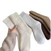 Women's Thick Plush Winter Socks: Heat-Generating, Warm Mid-Calf & Over-the-Knee Terry Cloth Socks