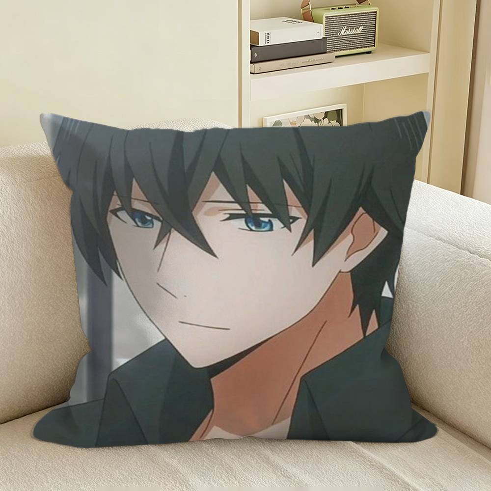 OPIrregular at Magic High School Square Sofa Pillow Cover Solid Color Living Room Home Decor Cushion Case