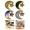 Ramadan Tray Decoration Wooden Dessert Plate Islamic Versatile Eid Mubarak Tray for Events Holiday Wedding Party Celebrations