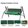 Swing Cover Chair Waterproof Foldable Cushion Patio Garden Yard Outdoor Seat Replacement (Black)