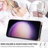 Ringständer Kartenhalter Handyhülle für Samsung Galaxy S21 S23 FE S22 S24 S25 Ultra S26 Plus A36 A15 A55 A35 A16 A56 Lederhülle